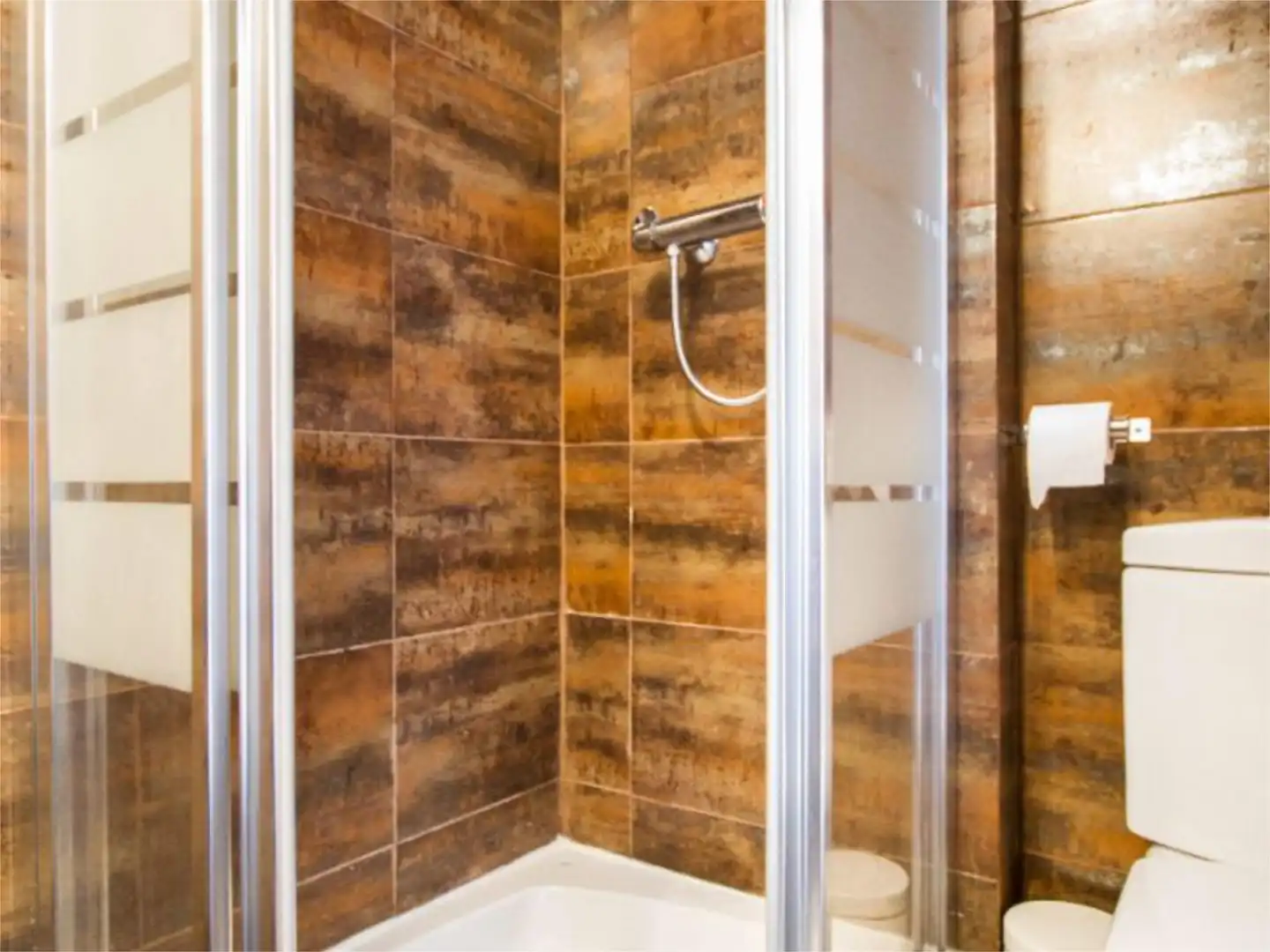 Badezimmer von Loft zur Miete in Madrid mit Klimaanlage, Heizung und Privatgarten