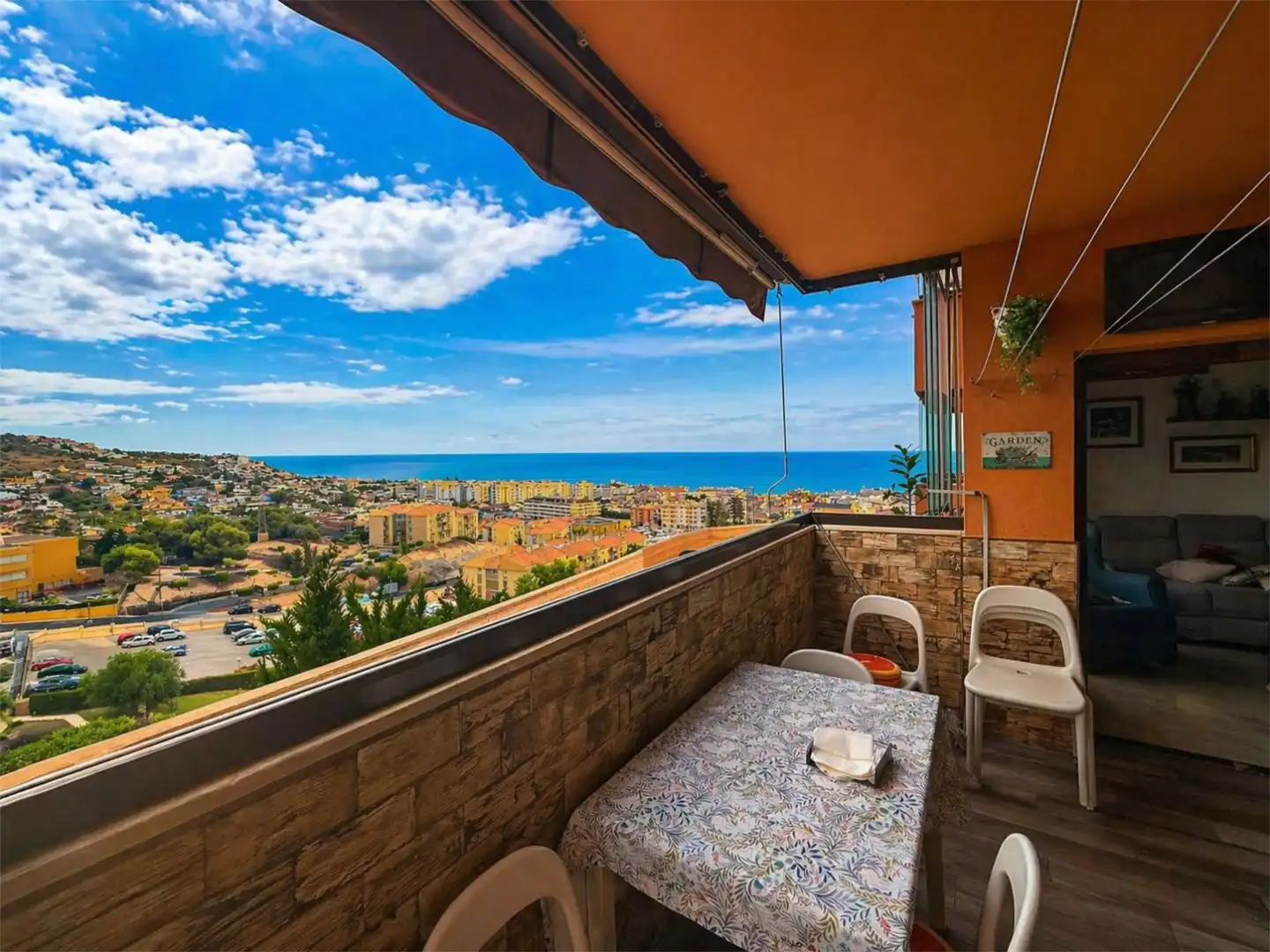 Terraza de Piso de alquiler en Rincón de la Victoria con Aire acondicionado, Calefacción y Terraza