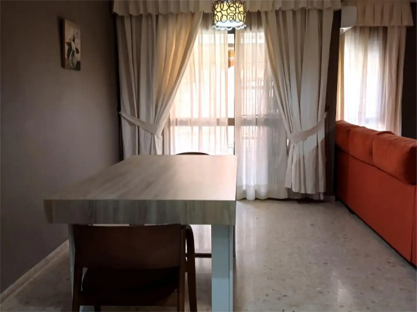 Dining room of Flat for sale in Sevilla  with Air Conditioner, Terrace and Furnished
