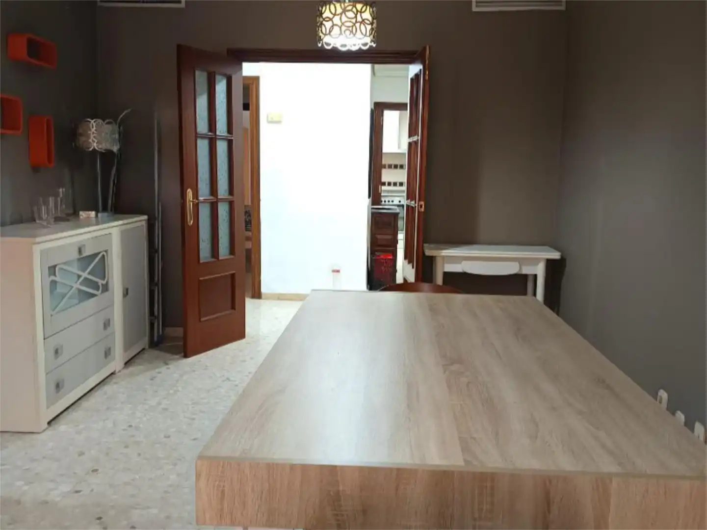 Kitchen of Flat for sale in Sevilla  with Air Conditioner, Terrace and Furnished