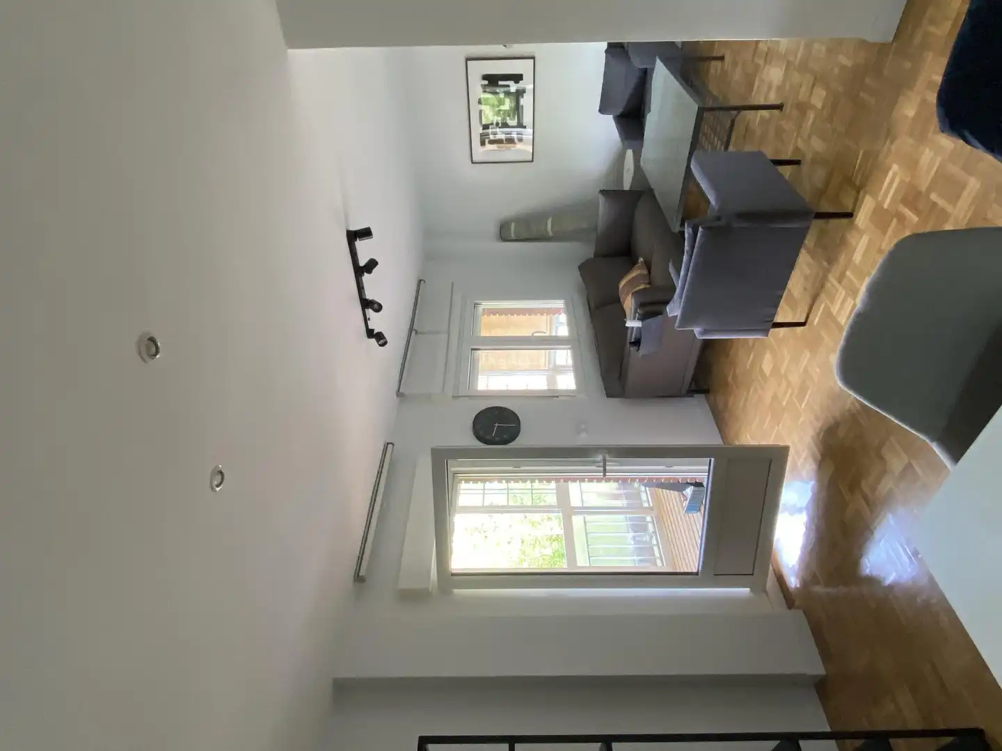 Flat for rent in Calle del Balandro, 3, Alameda de Osuna Living room of Flat for rent in Madrid with Air Conditioner, Heating and Private garden