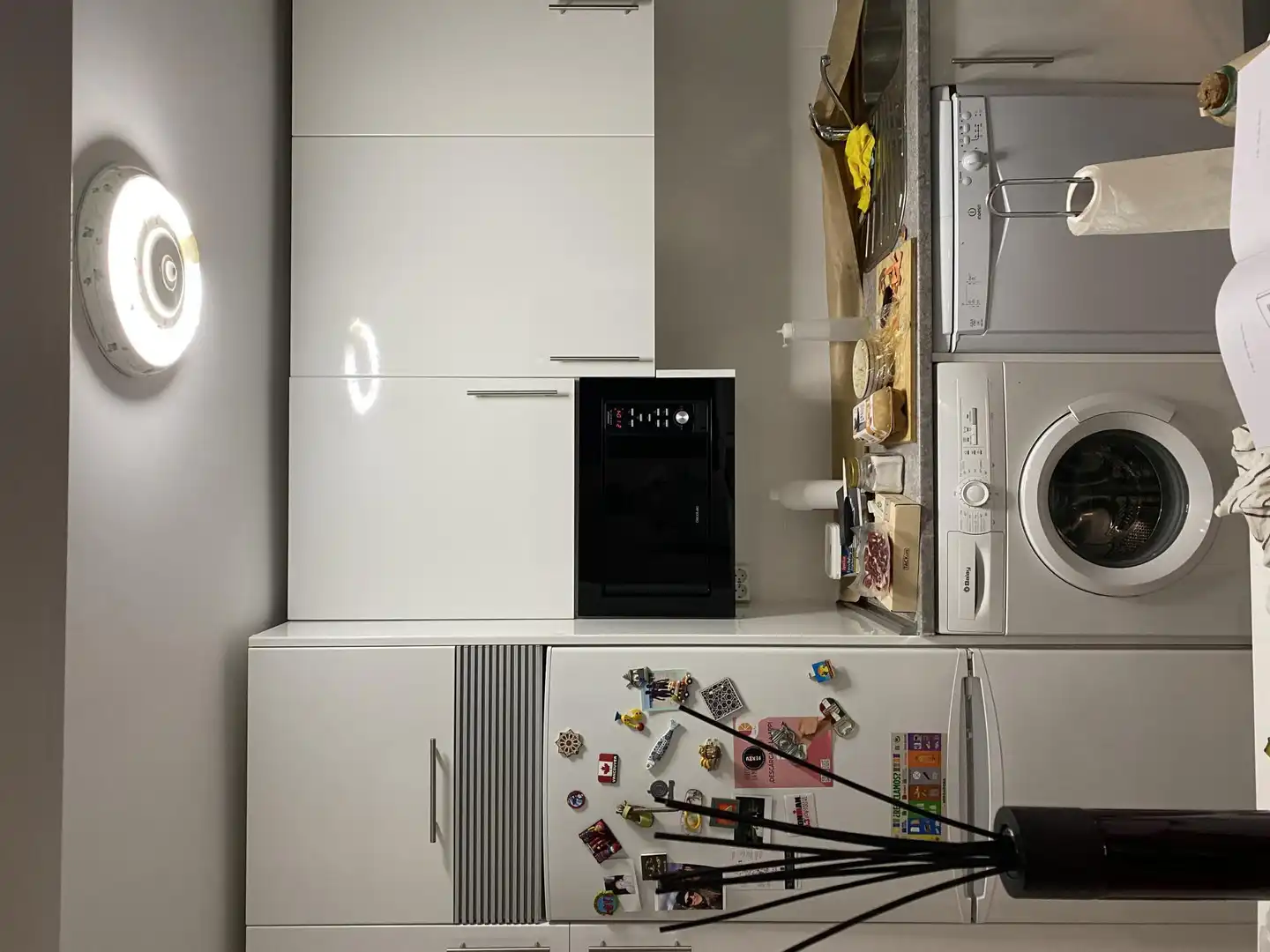 Flat for rent in Calle del Balandro, 3, Alameda de Osuna Kitchen of Flat for rent in Madrid with Air Conditioner, Heating and Private garden