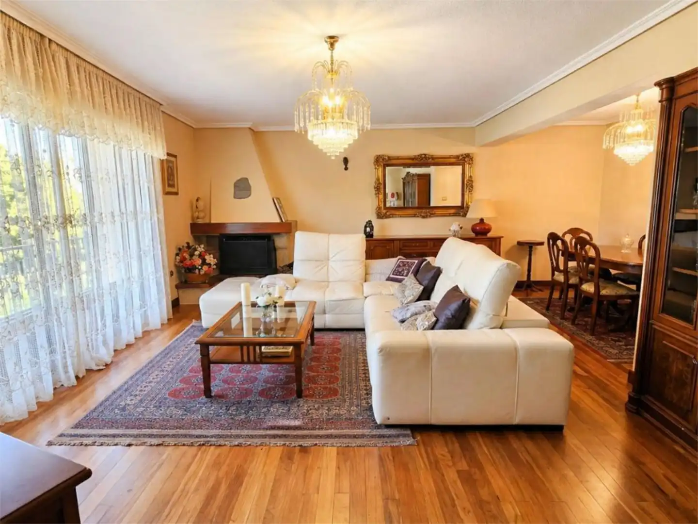 Sala de estar de Piso en venta en Maruri-Jatabe con Calefacción, Jardín privado y Parquet