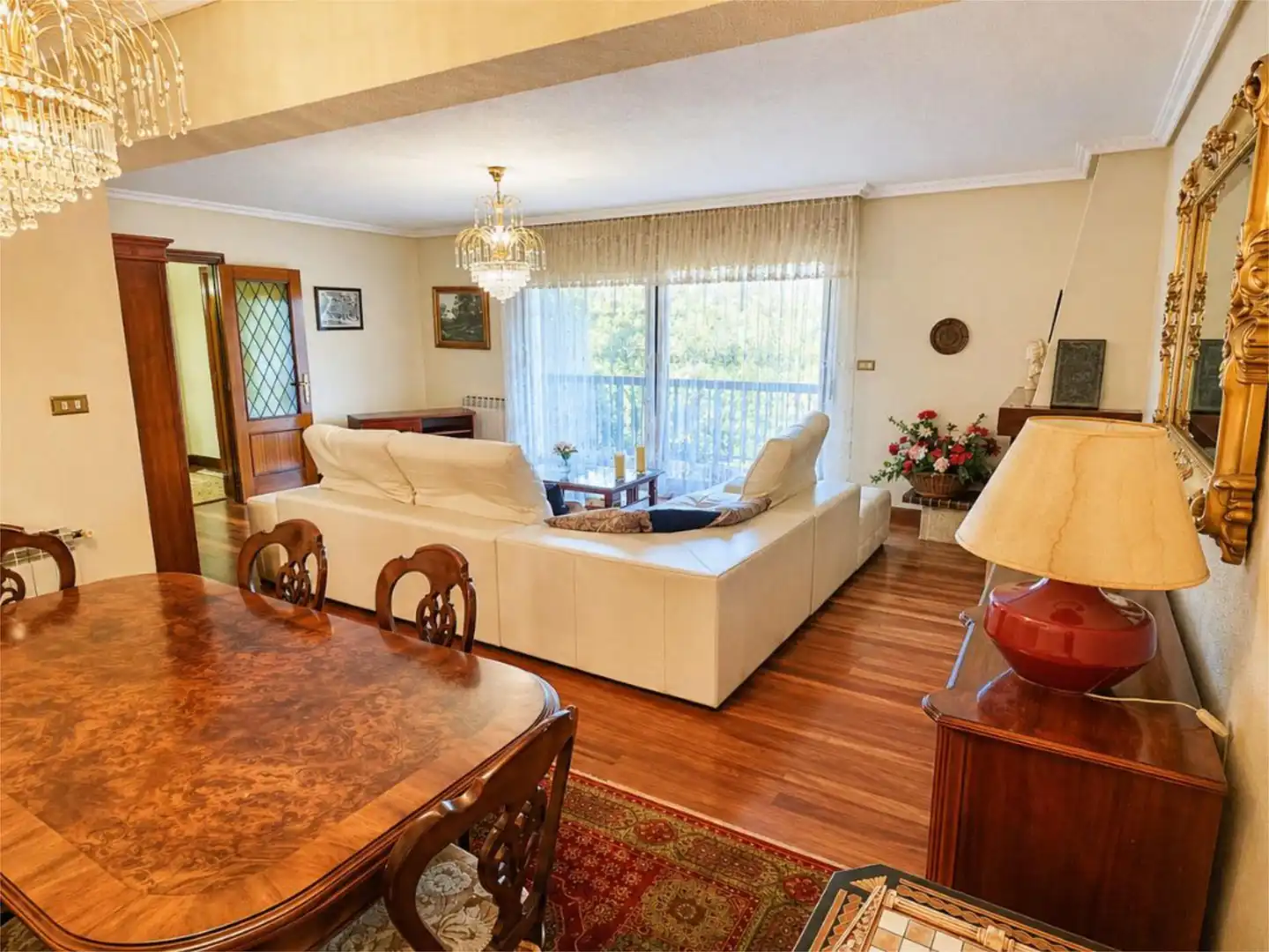 Sala de estar de Piso en venta en Maruri-Jatabe con Calefacción, Jardín privado y Parquet