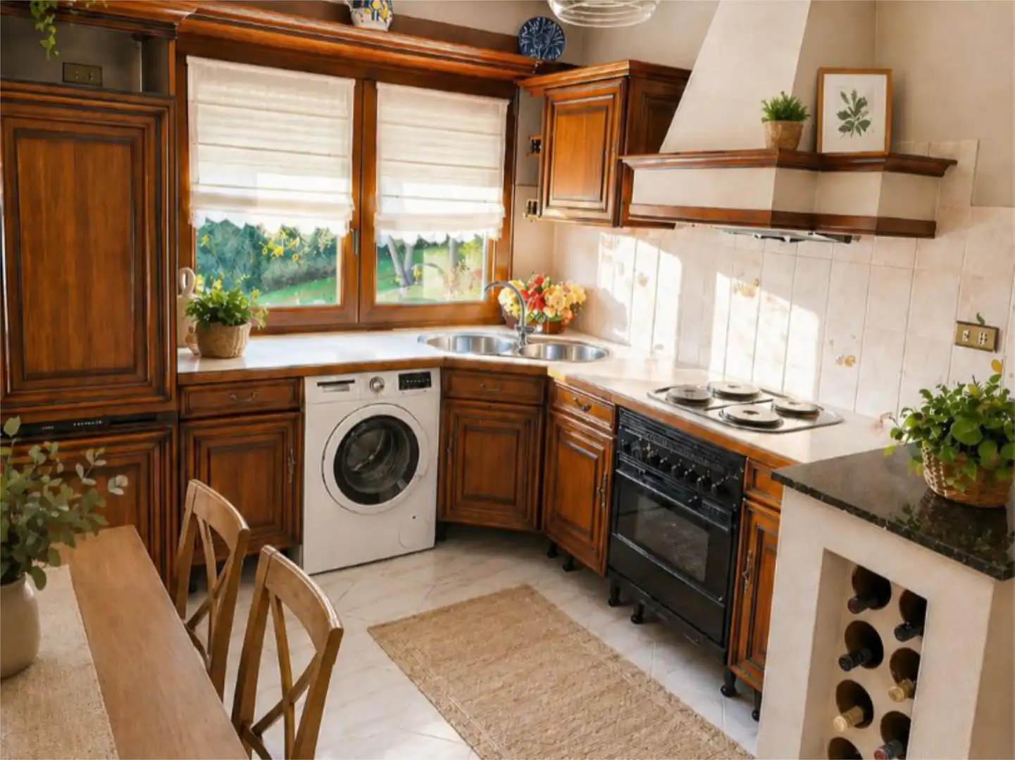 Cocina de Piso en venta en Maruri-Jatabe con Calefacción, Jardín privado y Parquet