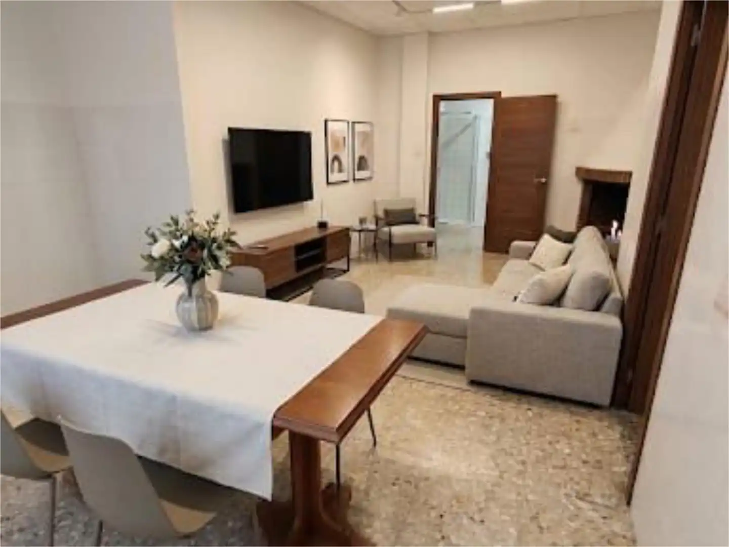 Flat for sale in Calle Juan Calpena, 32, Prosperidad Living room of Flat for sale in Aspe with Terrace and Storage room