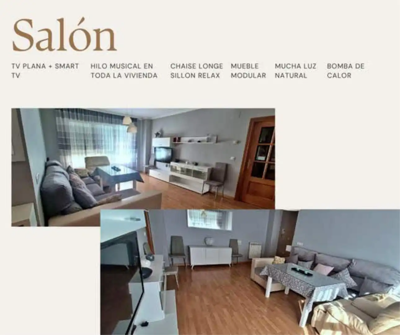 Sala de estar de Piso de alquiler en Alcalá la Real con Calefacción, Terraza y Amueblado