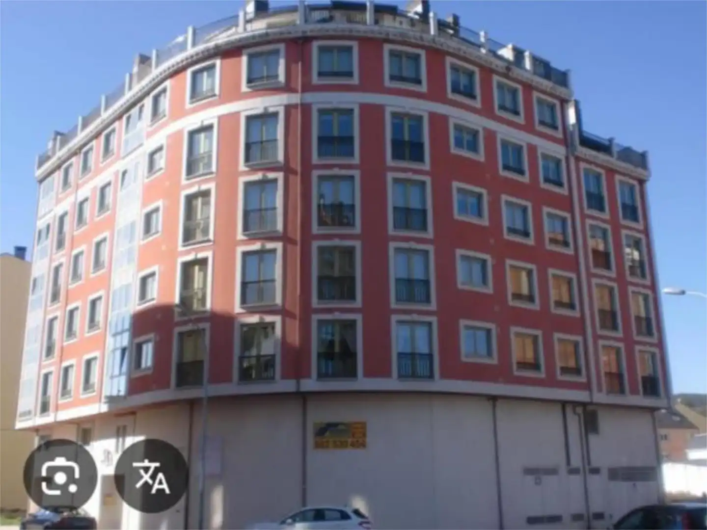 Vista exterior de Piso en venta en Sarria