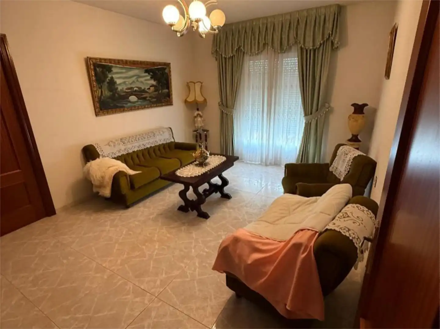 Piso en venta en Calle de la Libertao, 7, Zarza de Tajo Sala de estar de Piso en venta en Zarza de Tajo con Aire acondicionado, Calefacción y Terraza