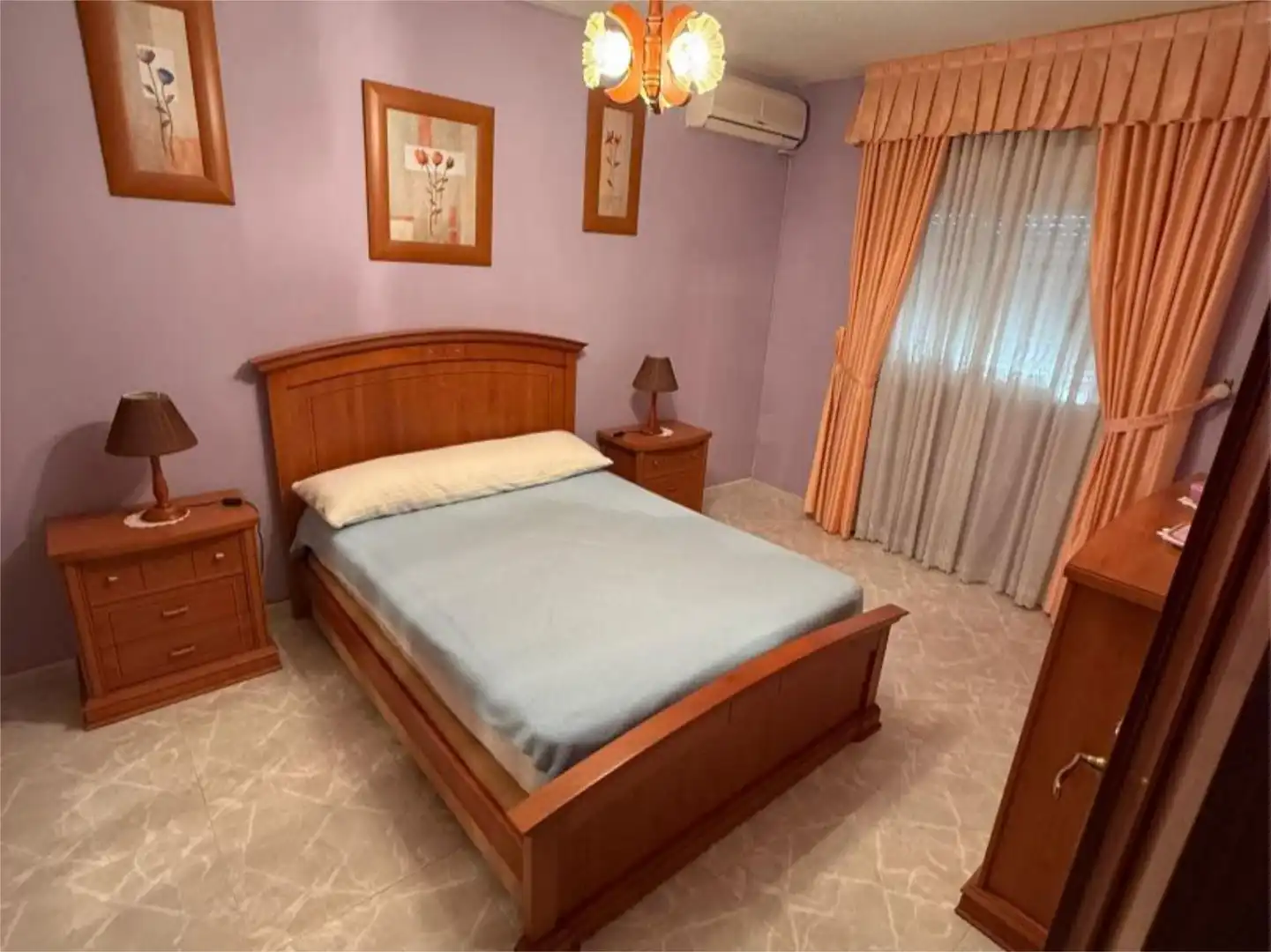 Schlafzimmer von Wohnung zum Verkauf in Zarza de Tajo mit Klimaanlage, Heizung und Terrasse