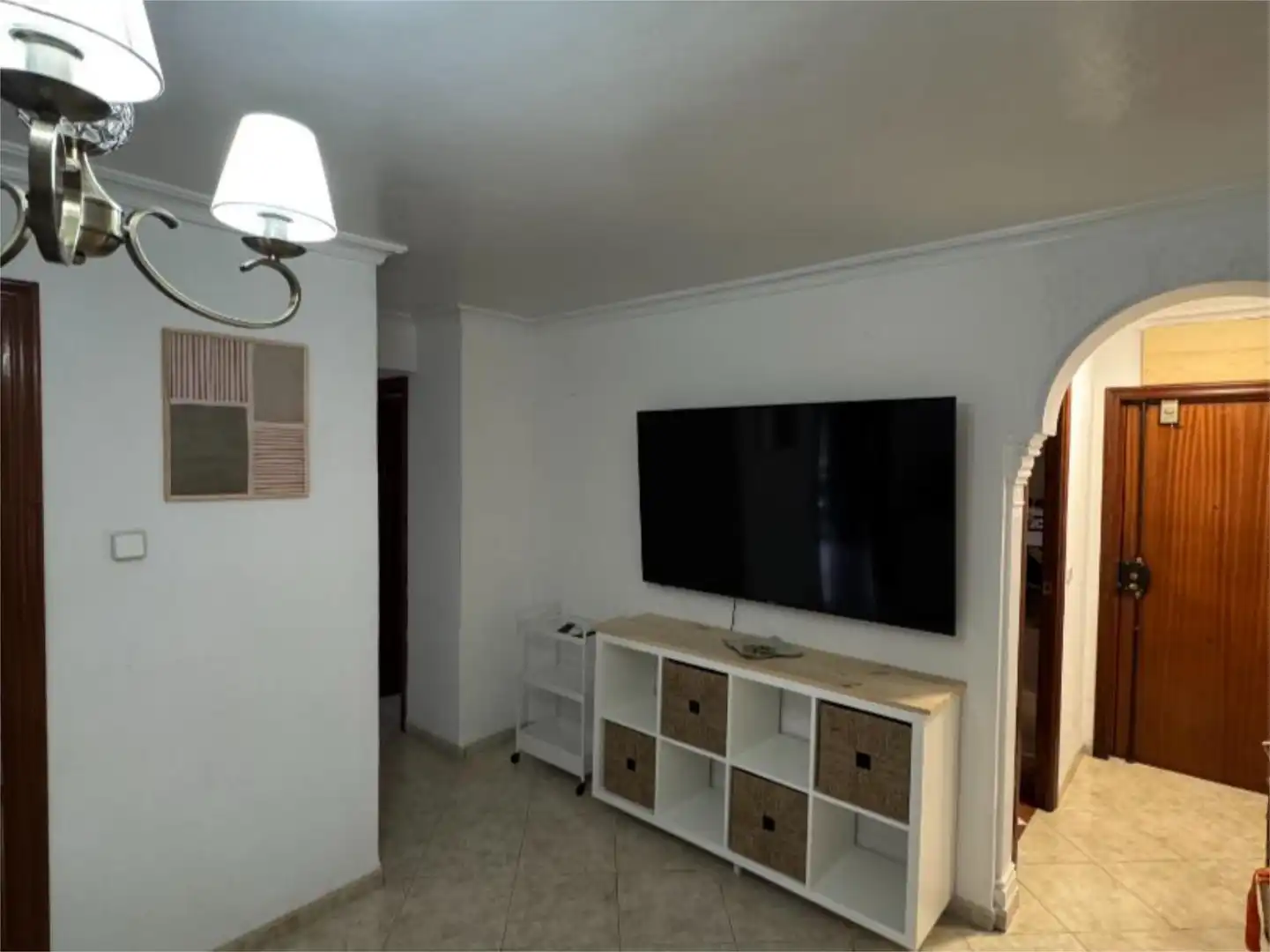 Sala de estar de Piso de alquiler en  Sevilla Capital con Aire acondicionado, Calefacción y Amueblado