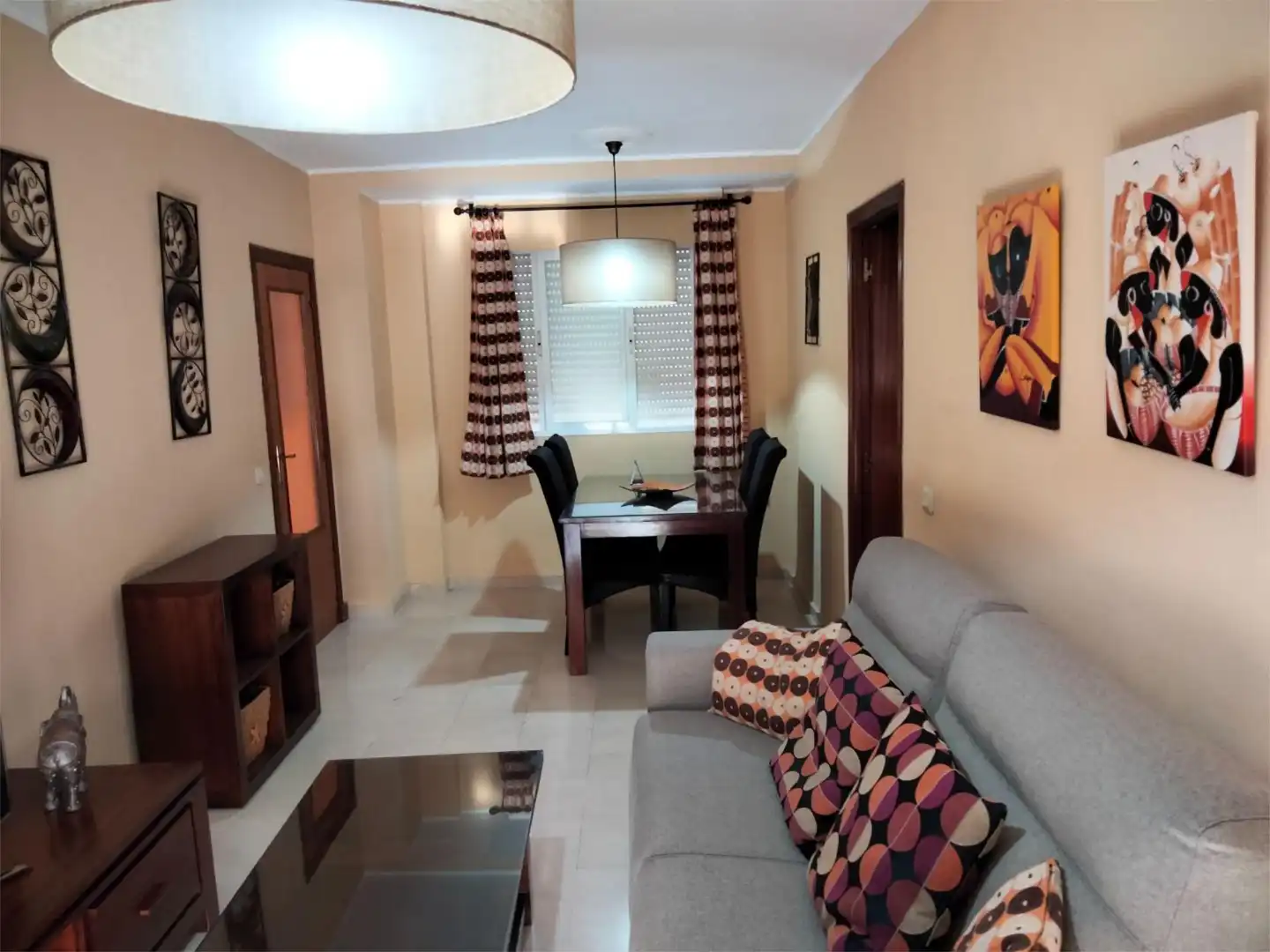 Living room of Flat for rent in Puerto Real  with Furnished and Balcony
