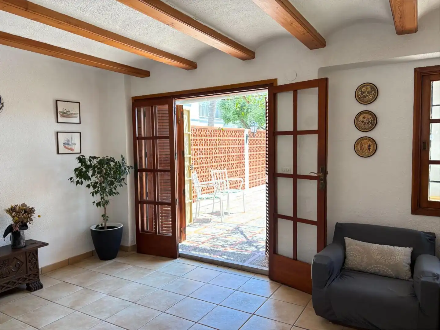 Casa o chalet de alquiler en Burriana / Borriana con Jardín privado, Terraza y Amueblado