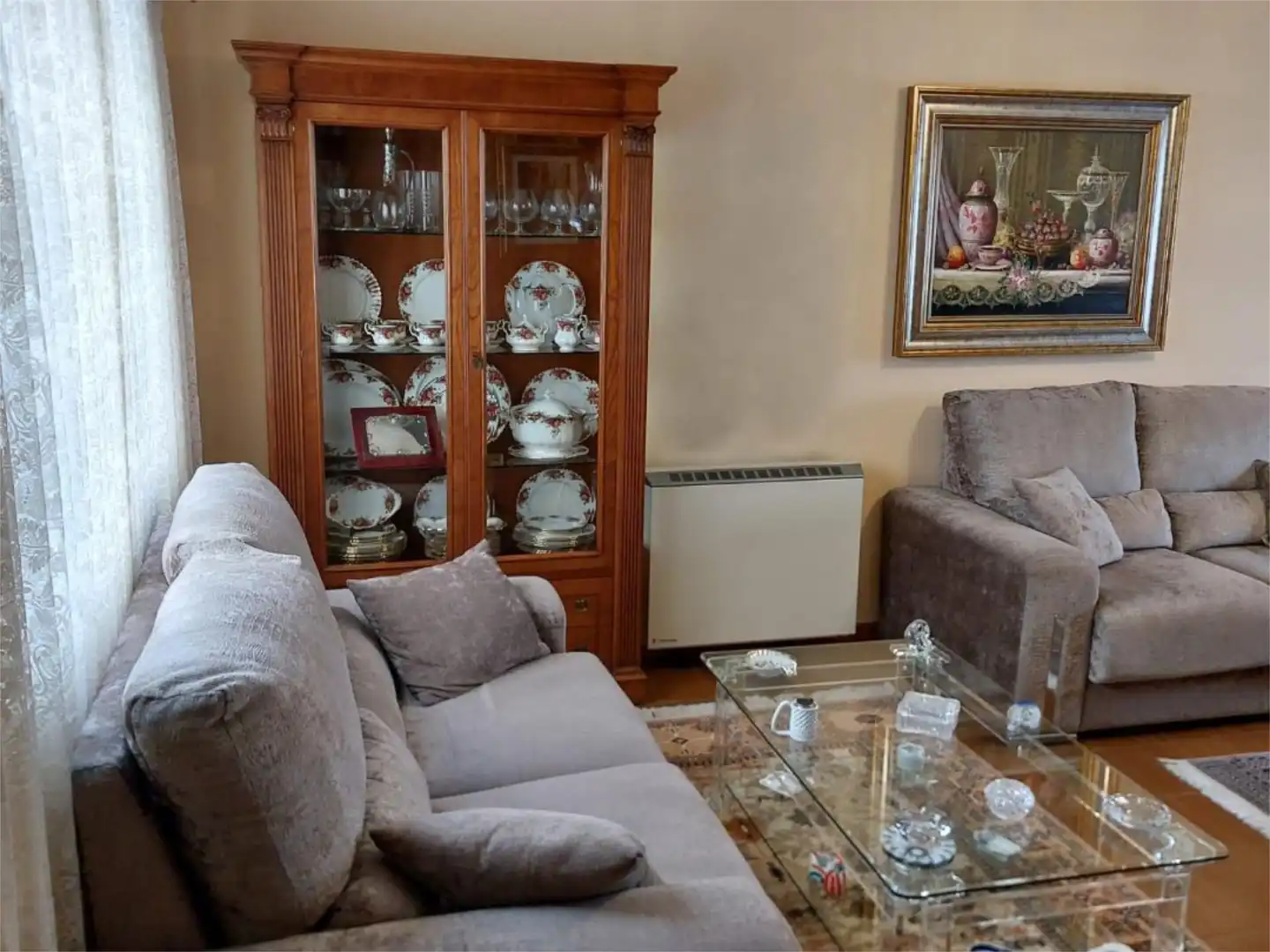 Piso en venta en Rúa Juan Flórez, 148, Falperra - Santa Lucía Sala de estar de Piso en venta en A Coruña Capital con Calefacción, Parquet y Amueblado