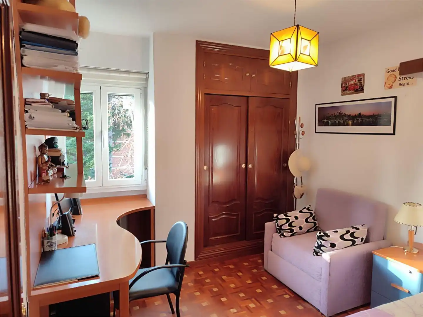 Flat for sale in Calle Santiago Amón, 31, Auditorio Bedroom of Flat for sale in Las Rozas de Madrid with Air Conditioner, Terrace and Swimming Pool