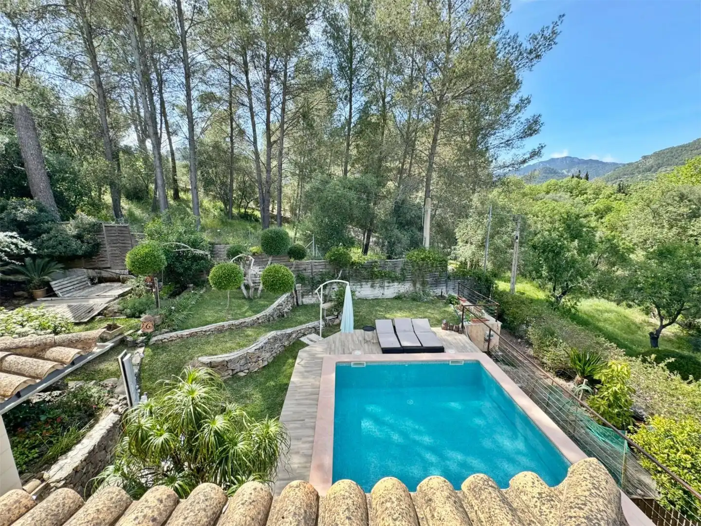 Jardí de Casa o xalet en venda en Puigpunyent amb Terrassa, Piscina i Balcó