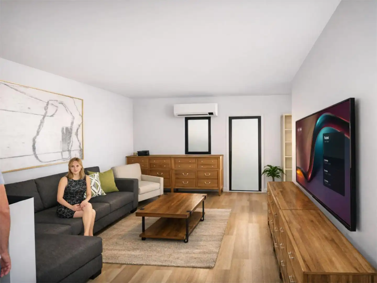 Piso en venta en Carrer Baix, 7, Montgat Sala de estar de Piso en venta en Montgat con Aire acondicionado, Calefacción y Parquet