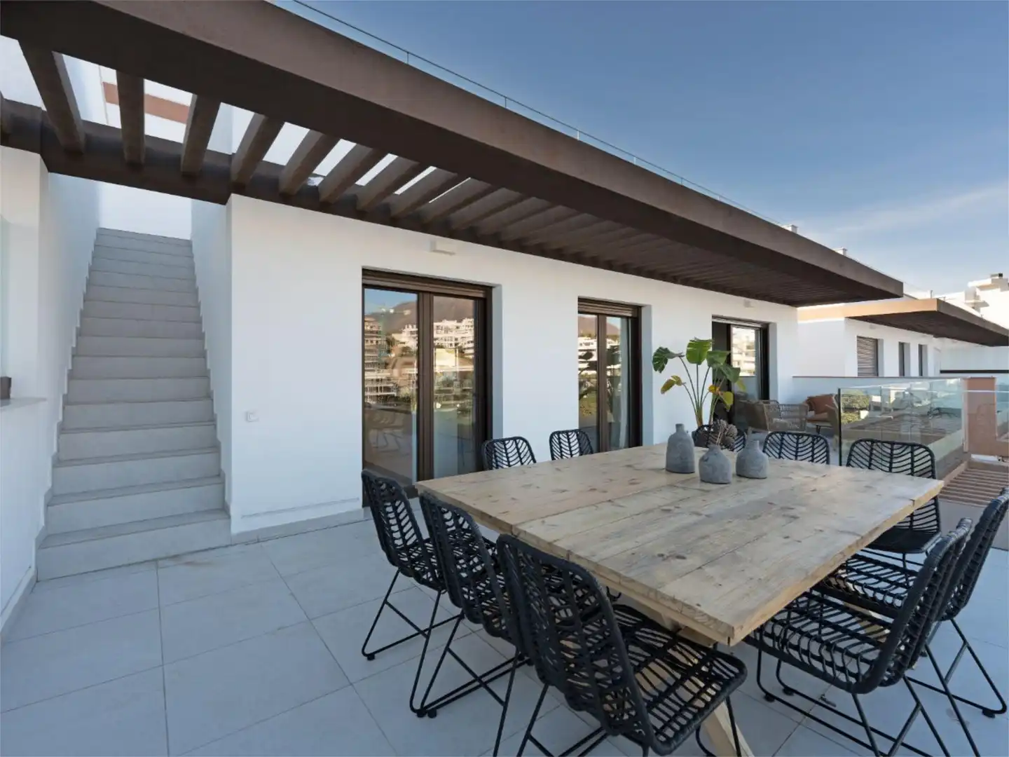 Terrace of Flat for sale in Estepona  with Air Conditioner, Terrace and Swimming Pool