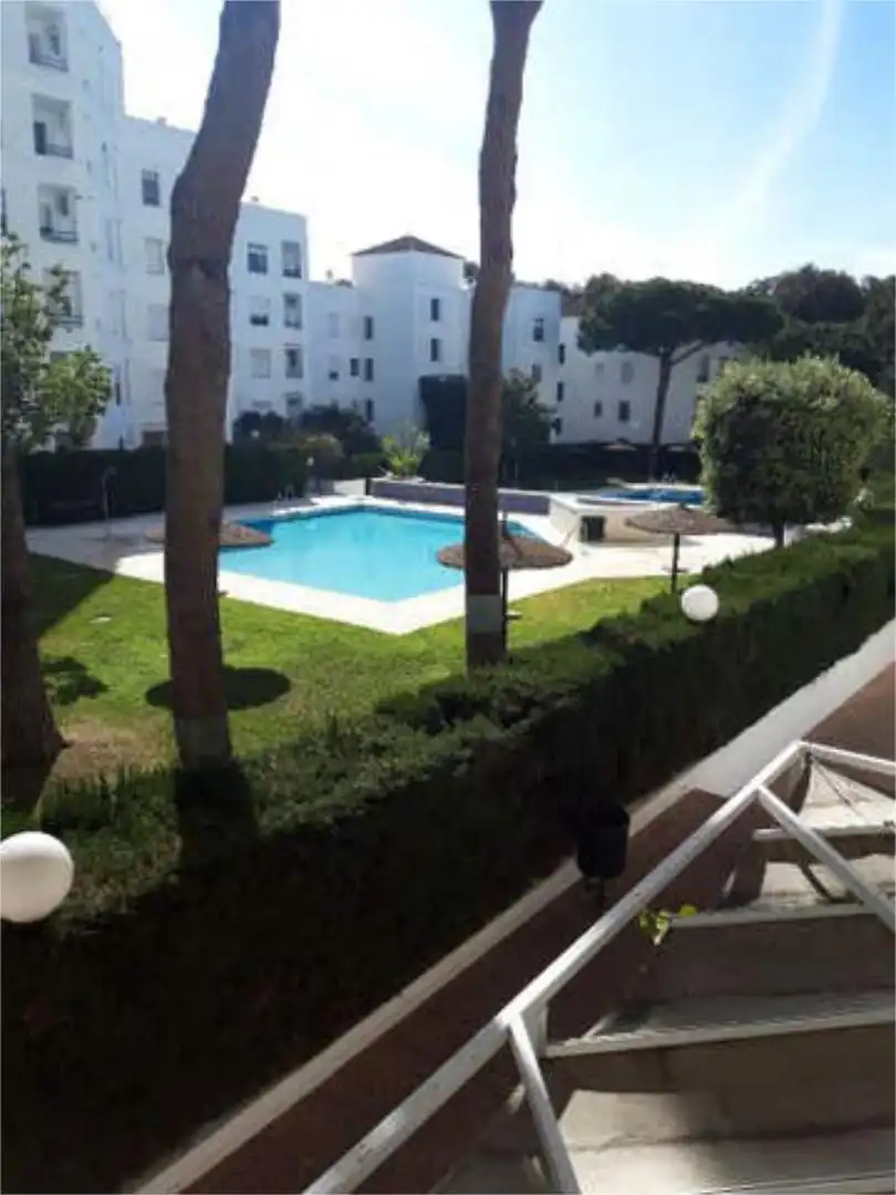Jardín de Apartamento de alquiler en El Puerto de Santa María con Jardín privado, Terraza y Piscina