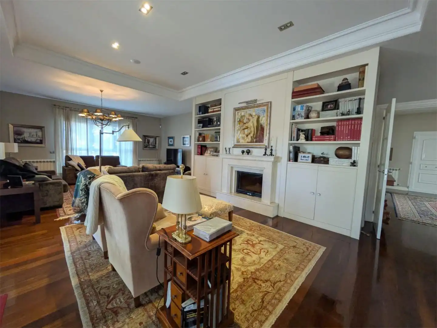 Piso en venta en N-111, 1350, Lardero Sala de estar de Piso en venta en Lardero con Calefacción, Jardín privado y Parquet