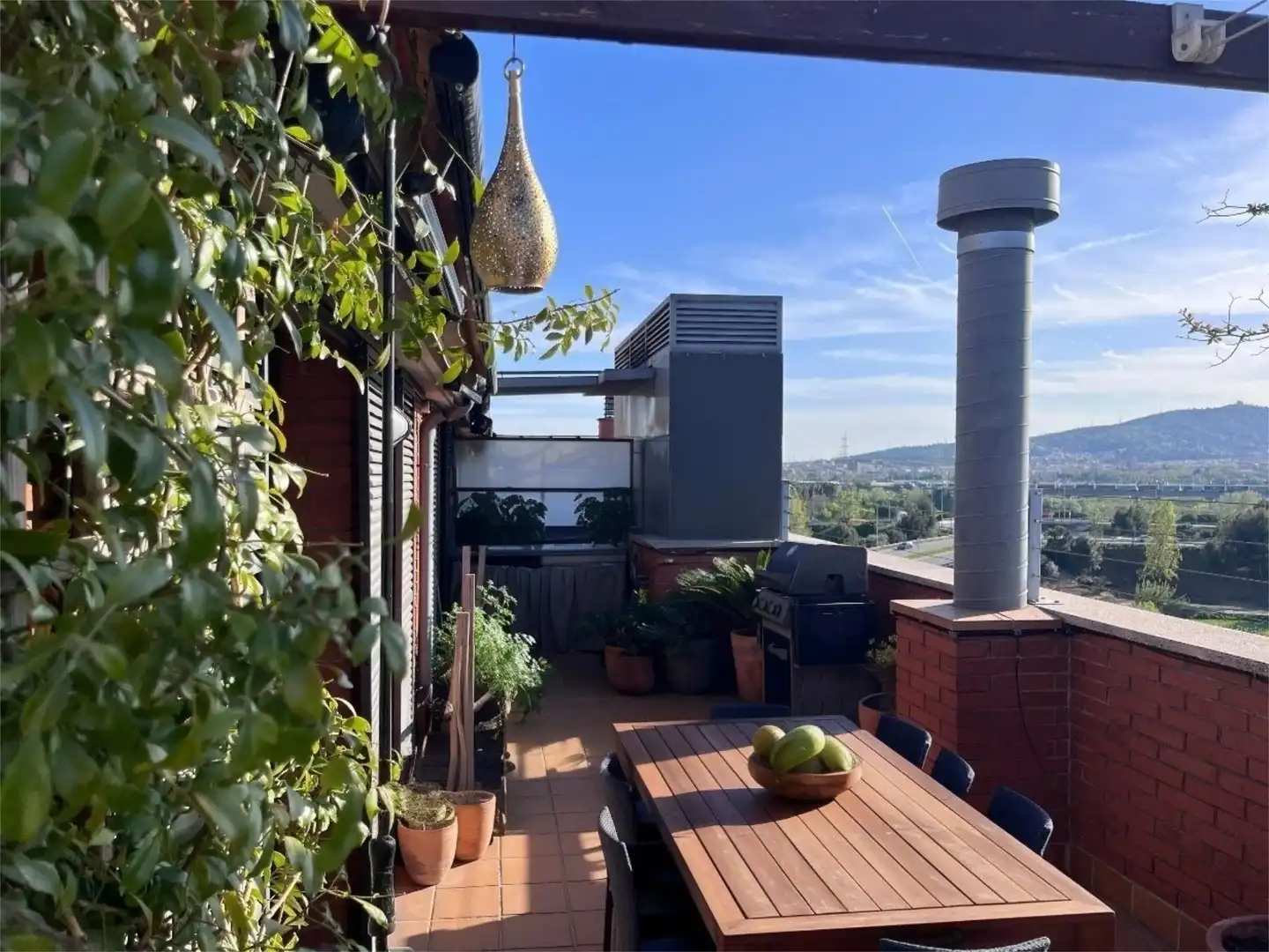 Terrace of Attic for sale in Sant Joan Despí  with Air Conditioner, Terrace and Swimming Pool