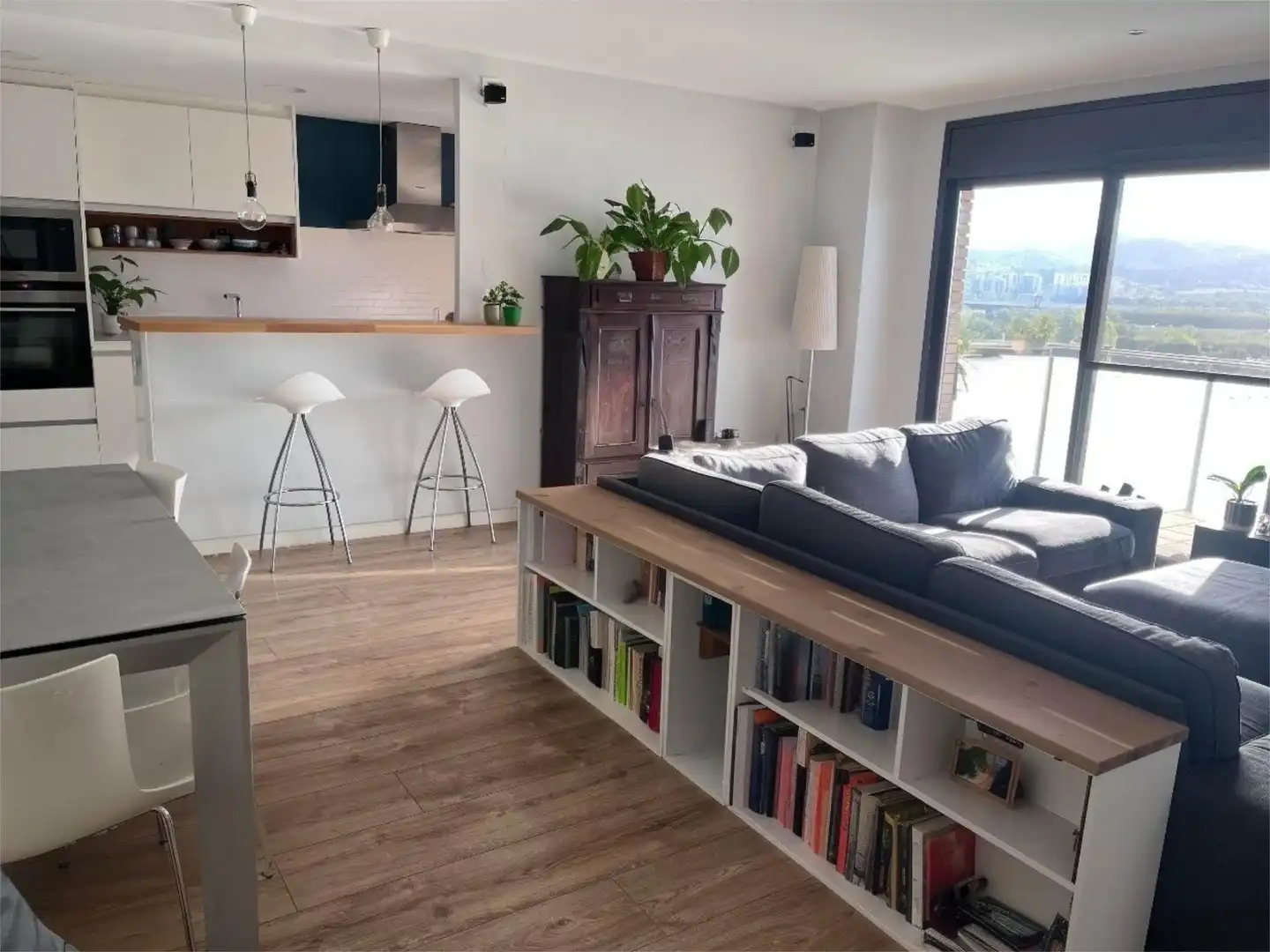 Sala de estar de Ático en venta en Sant Joan Despí con Aire acondicionado, Calefacción y Terraza