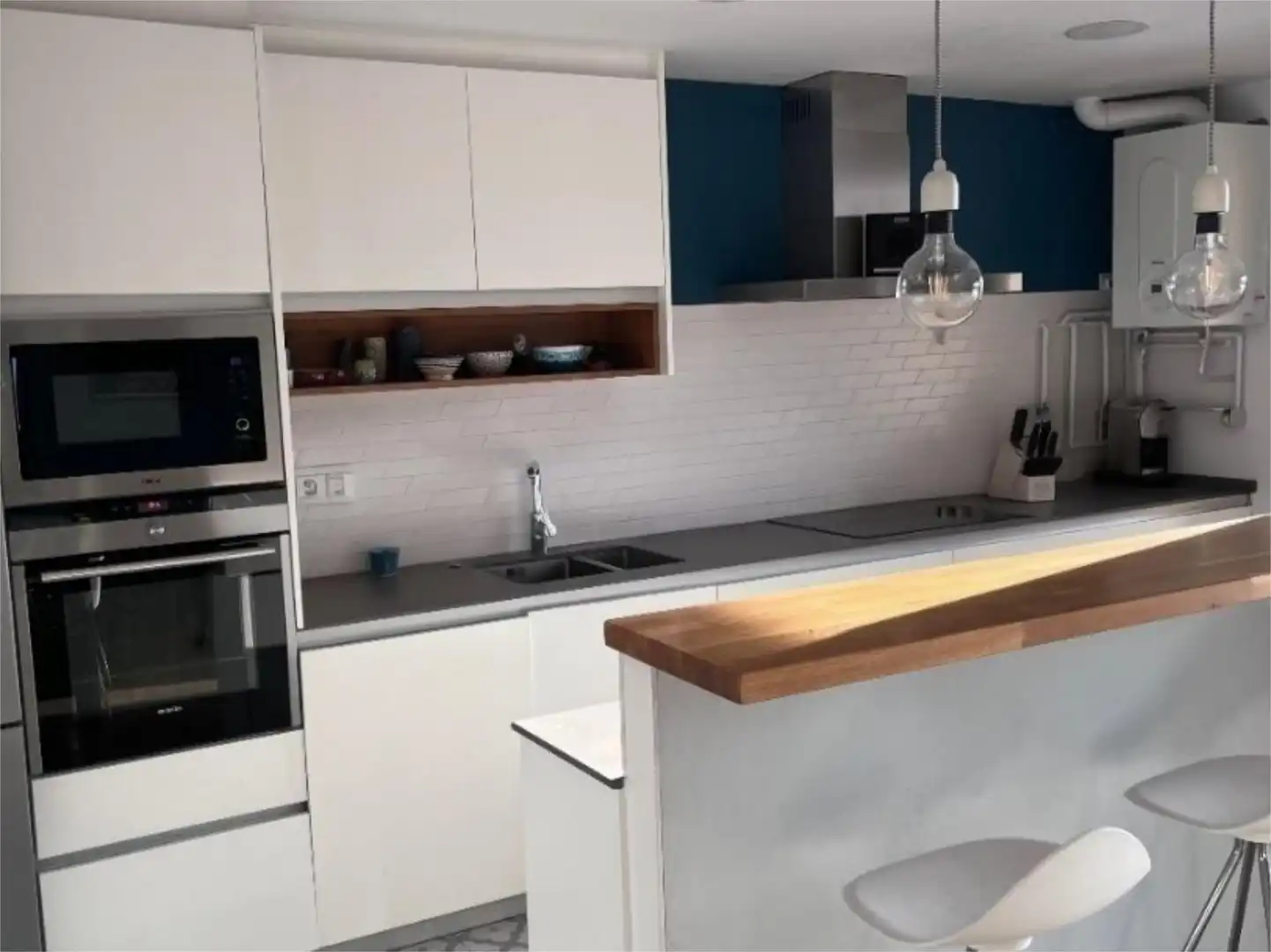 Cocina de Ático en venta en Sant Joan Despí con Aire acondicionado, Calefacción y Terraza