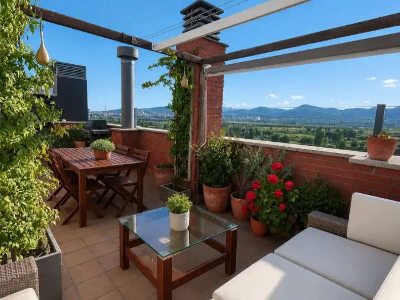 Terraza de Ático en venta en Sant Joan Despí con Aire acondicionado, Calefacción y Terraza