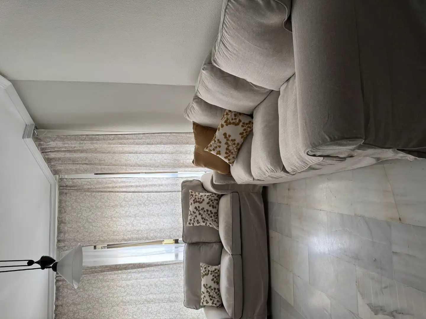 Living room of Flat for rent in La Rinconada  with Air Conditioner, Heating and Furnished