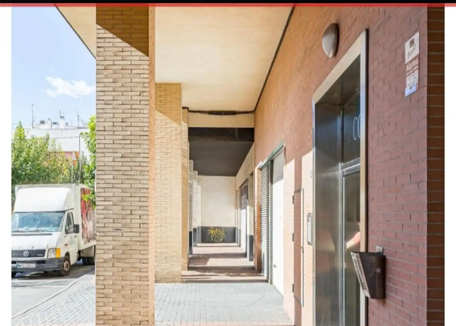 Vista exterior de Pis de lloguer en  Murcia Capital amb Aire condicionat, Traster i Moblat