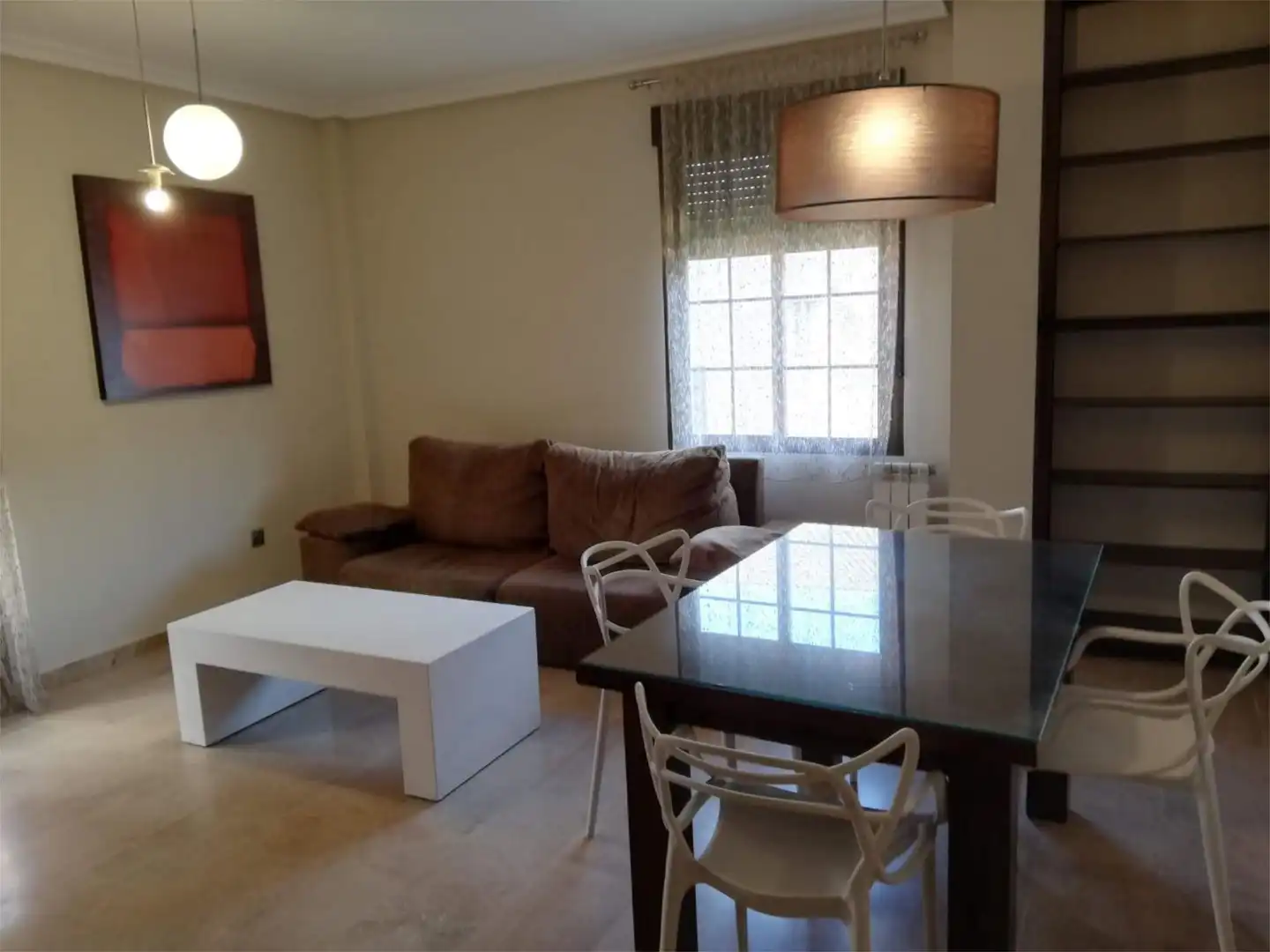 Sala de estar de Piso de alquiler en Andújar con Aire acondicionado, Piscina y Amueblado