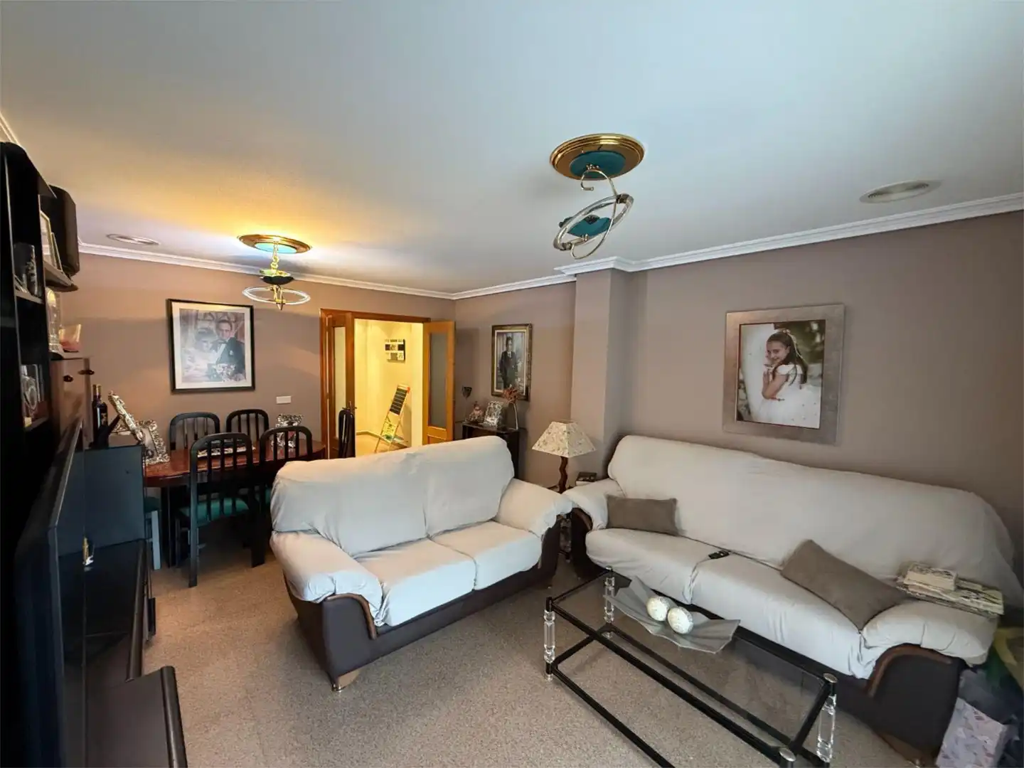 Sala de estar de Piso en venta en Elche / Elx con Aire acondicionado y Balcón