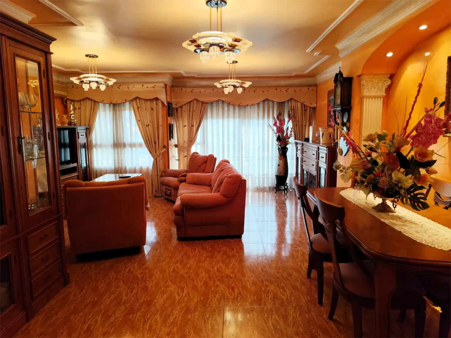 Sala de estar de Piso en venta en Sagunto / Sagunt con Aire acondicionado, Calefacción y Trastero