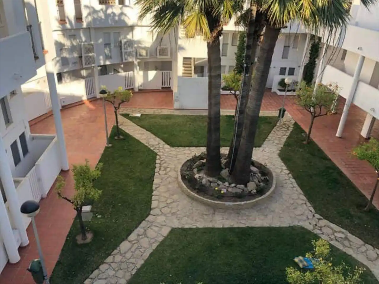 Garden of Flat for rent in Garrucha  with Heating, Private garden and Terrace