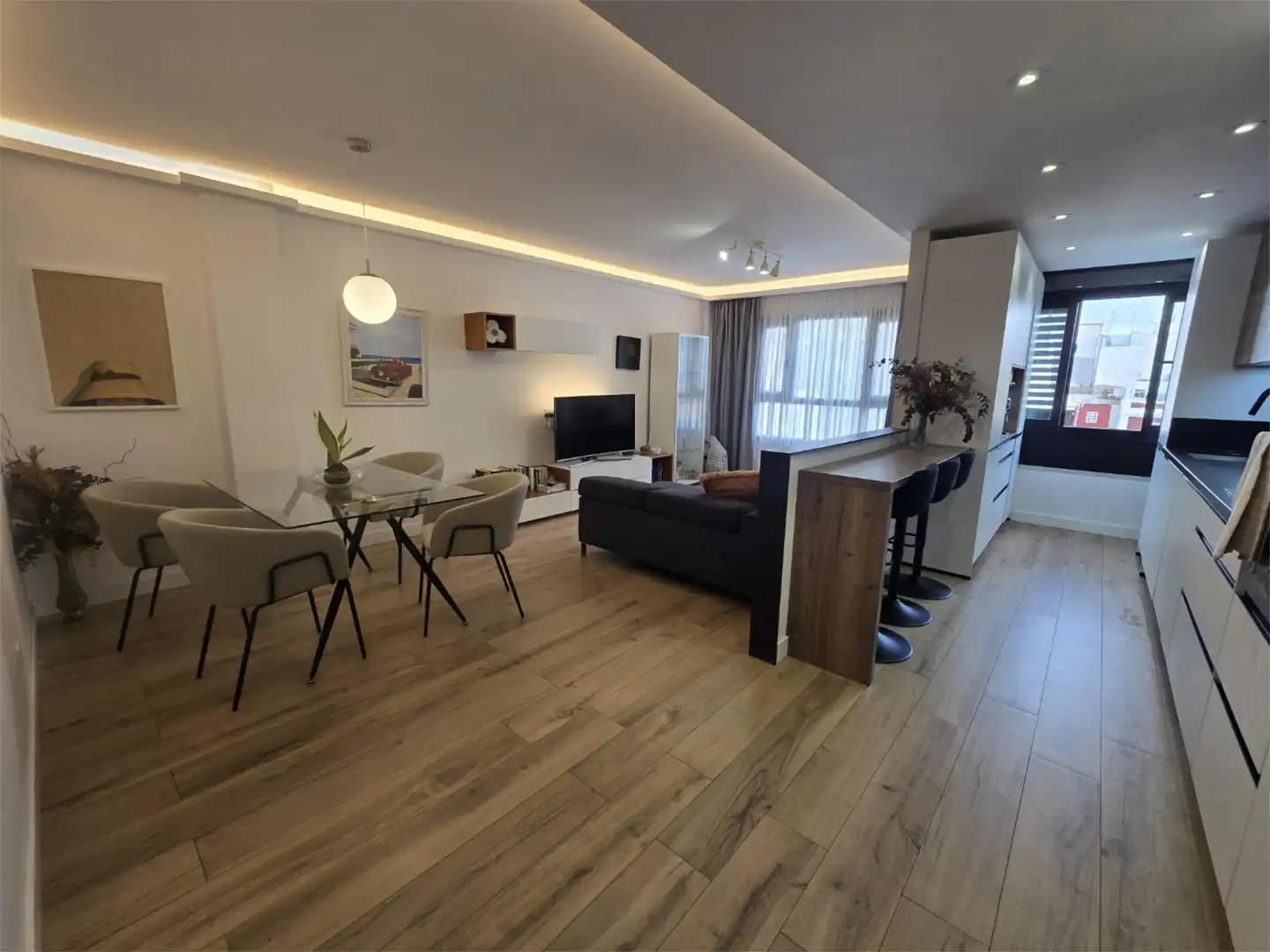 Sala de estar de Piso en venta en Las Palmas de Gran Canaria
