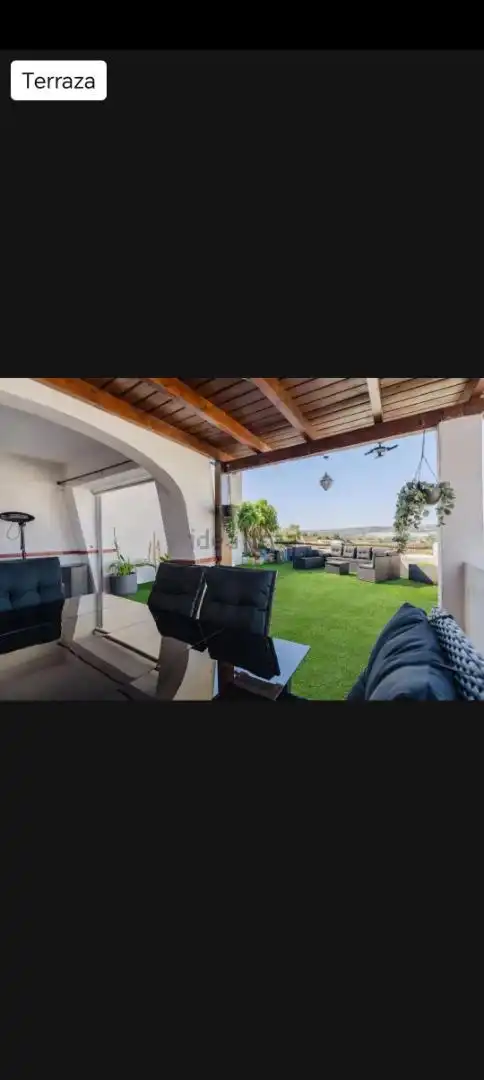 Terrasse von Wohnung zum Verkauf in Casares mit Klimaanlage, Heizung und Privatgarten