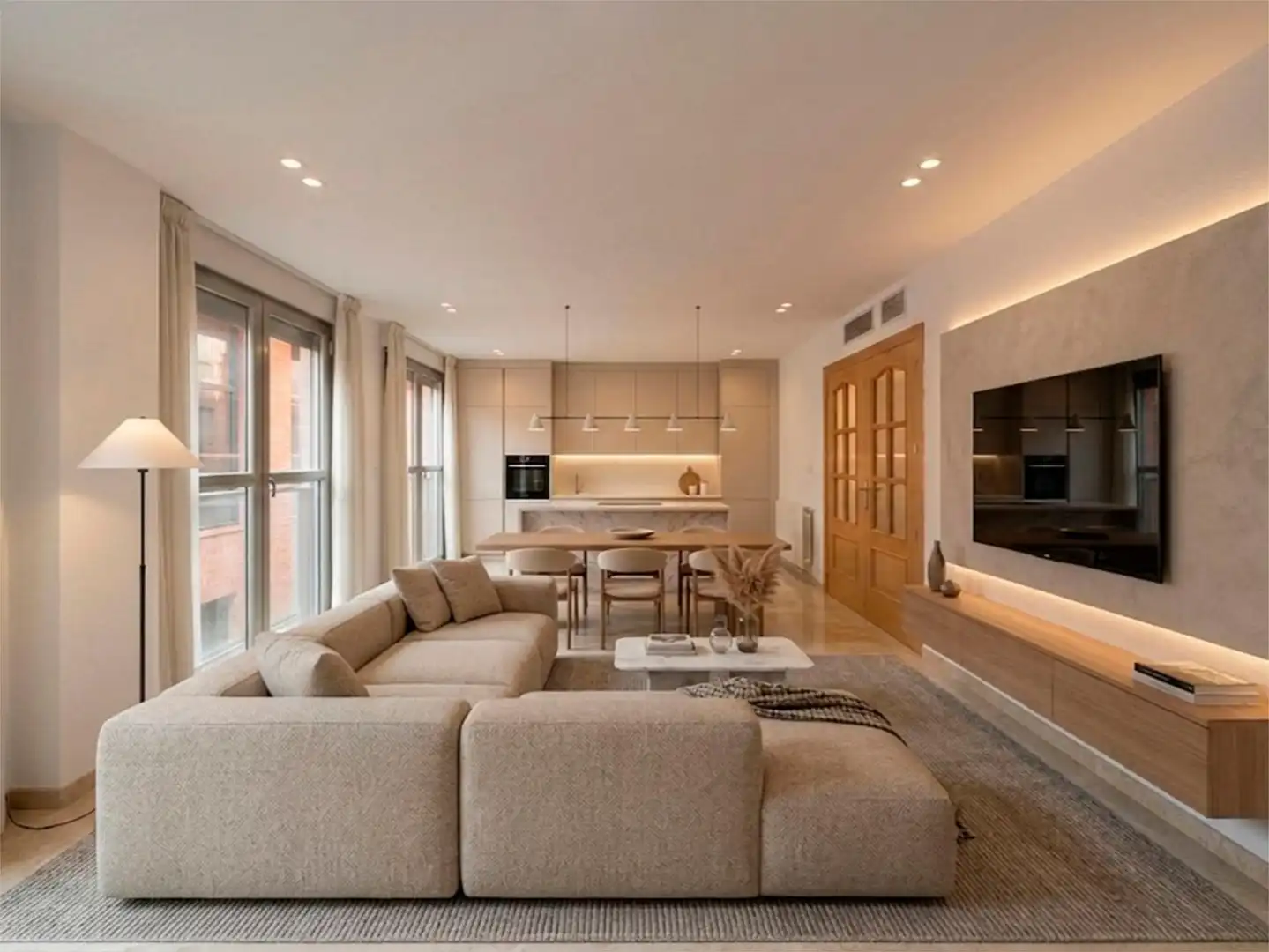 Flat for sale in Plaza Julián Romea, 3, Santa Catalina - San Bartolomé Living room of Flat for sale in Murcia with Air Conditioner, Heating and Terrace