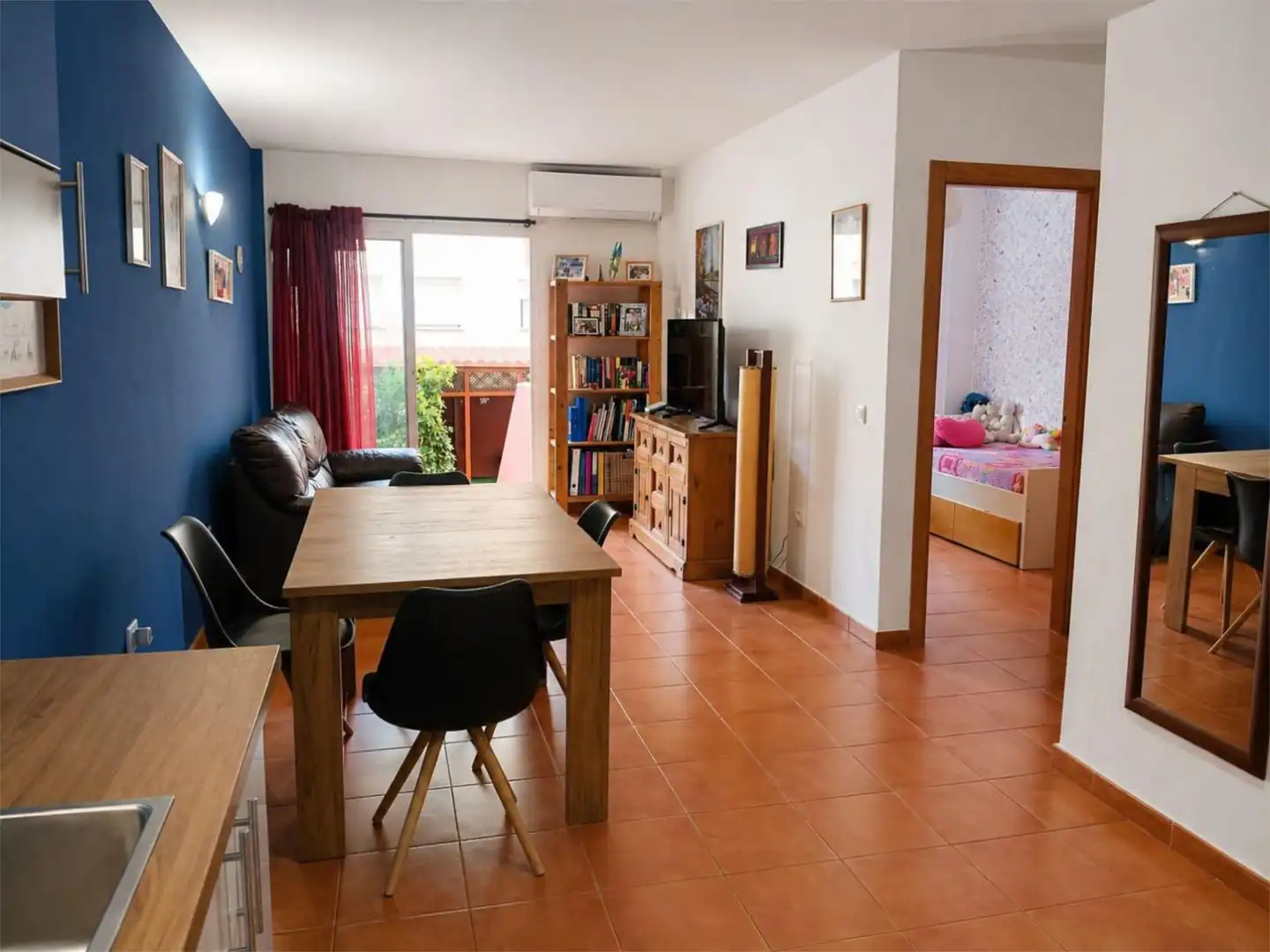 Flat for sale in Calle Bejeque, 50, La Camella Living room of Flat for sale in Arona with Air Conditioner, Private garden and Terrace