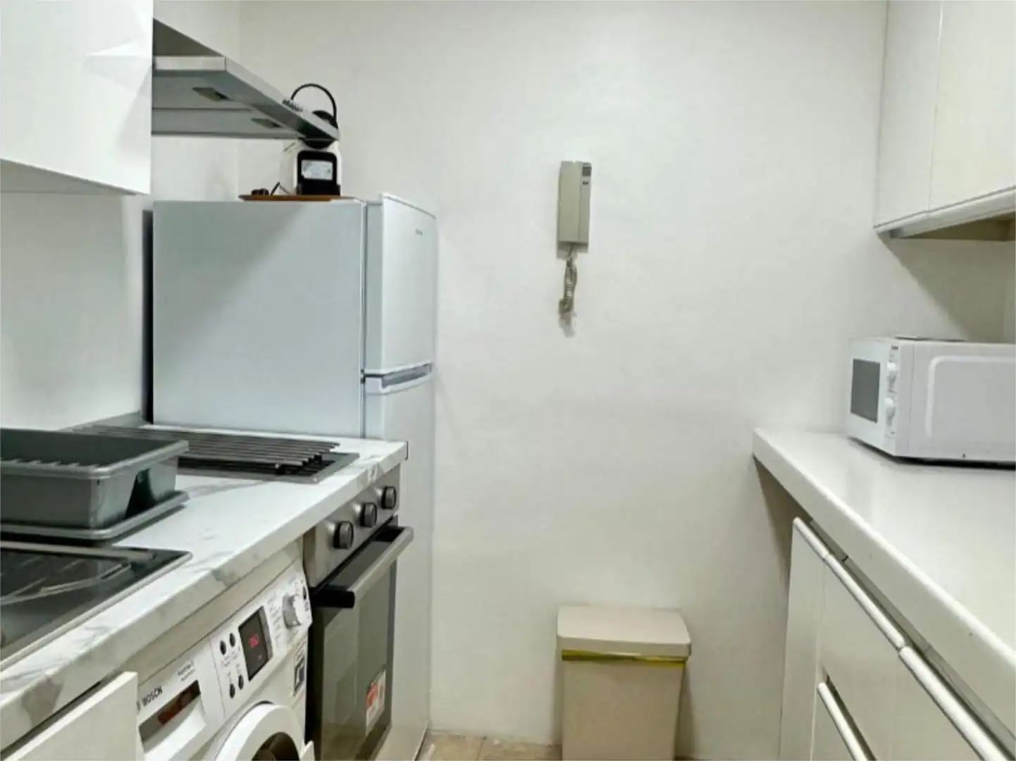 Cuina de Pis de lloguer en Marbella amb Aire condicionat, Calefacció i Terrassa