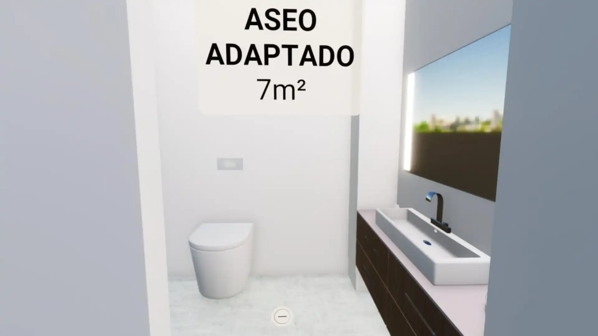 Baño de Local de alquiler en Oleiros