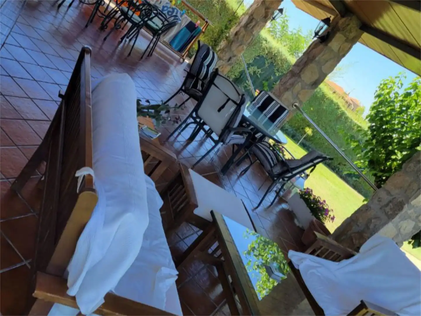 Terraza de Casa o chalet en venta en Castellanos de Villiquera con Terraza y Piscina