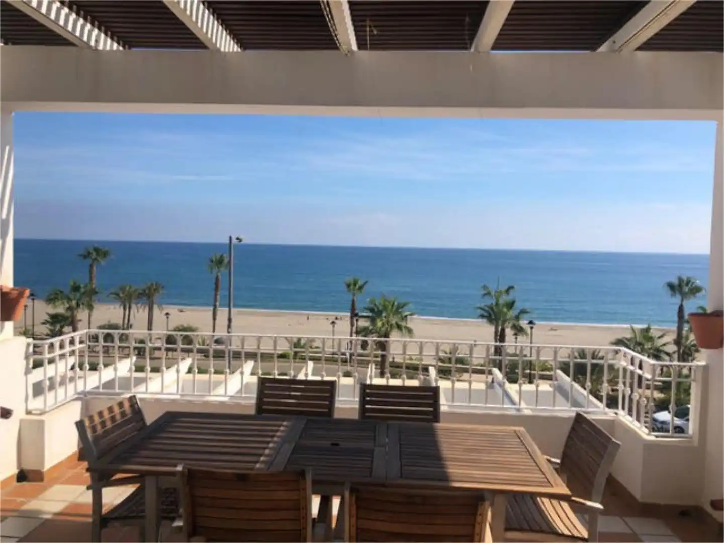 Ático de alquiler en Mojácar Playa - Las Ventanicas - La Paratá Terraza de Ático de alquiler en Mojácar con Calefacción, Jardín privado y Terraza