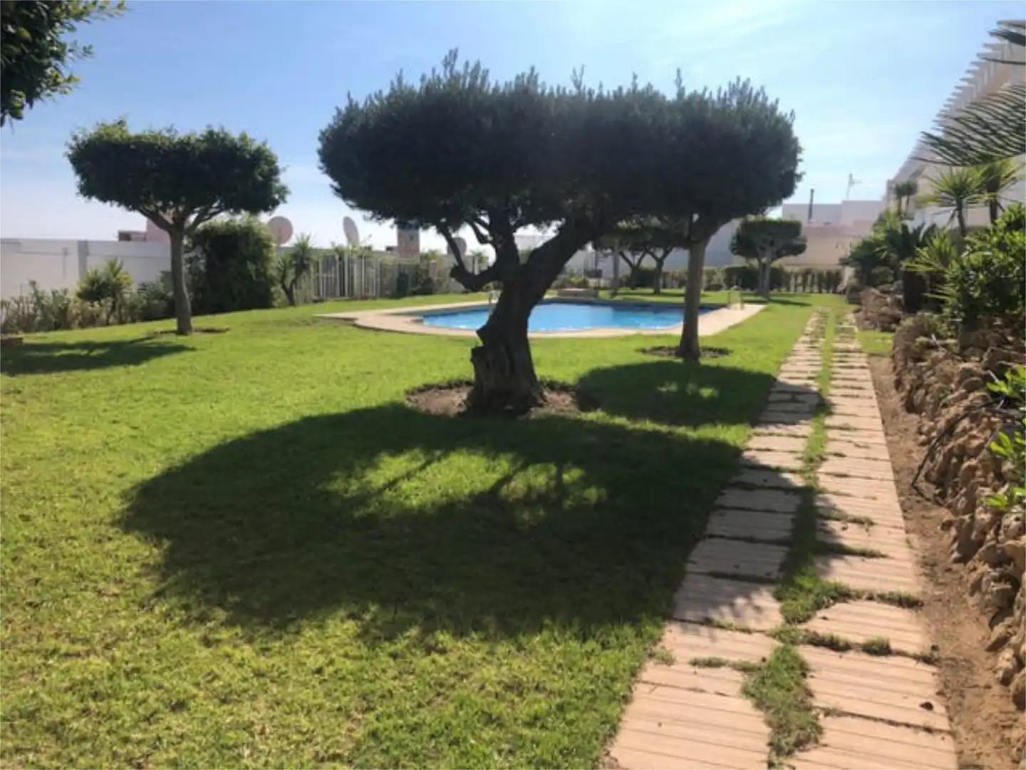Ático de alquiler en Mojácar Playa - Las Ventanicas - La Paratá Jardín de Ático de alquiler en Mojácar con Calefacción, Jardín privado y Terraza