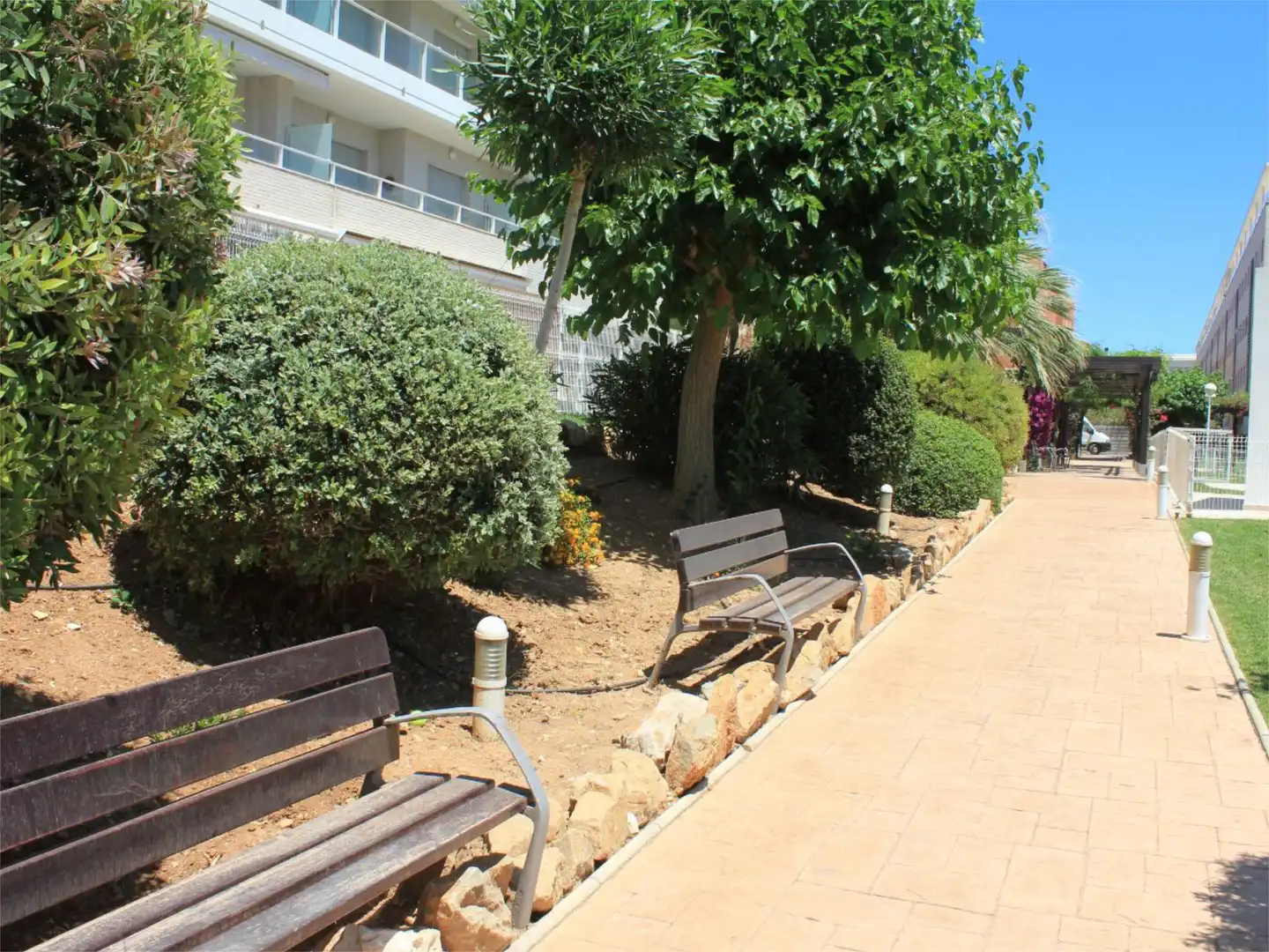 Piso en venta en Camí del Llavador, 5, Les Bassetes - El Marjal Jardín de Piso en venta en Dénia con Aire acondicionado, Terraza y Piscina