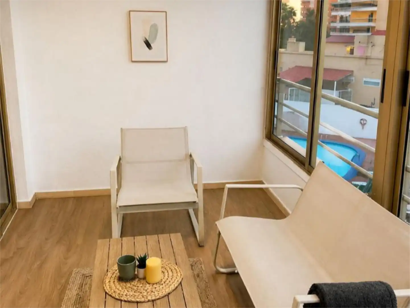 Flat for rent in Avenida de Cristobal Colón, 26, Zona Botánico Balcony of Flat for rent in Puerto de la Cruz with Terrace and Swimming Pool