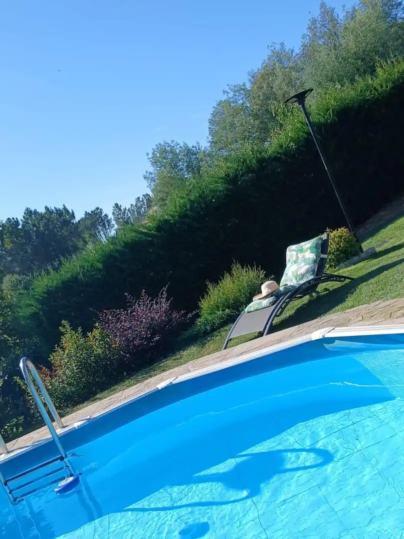 Piscina de Casa o xalet en venda en San Cibrao das Viñas amb Terrassa, Piscina i Balcó