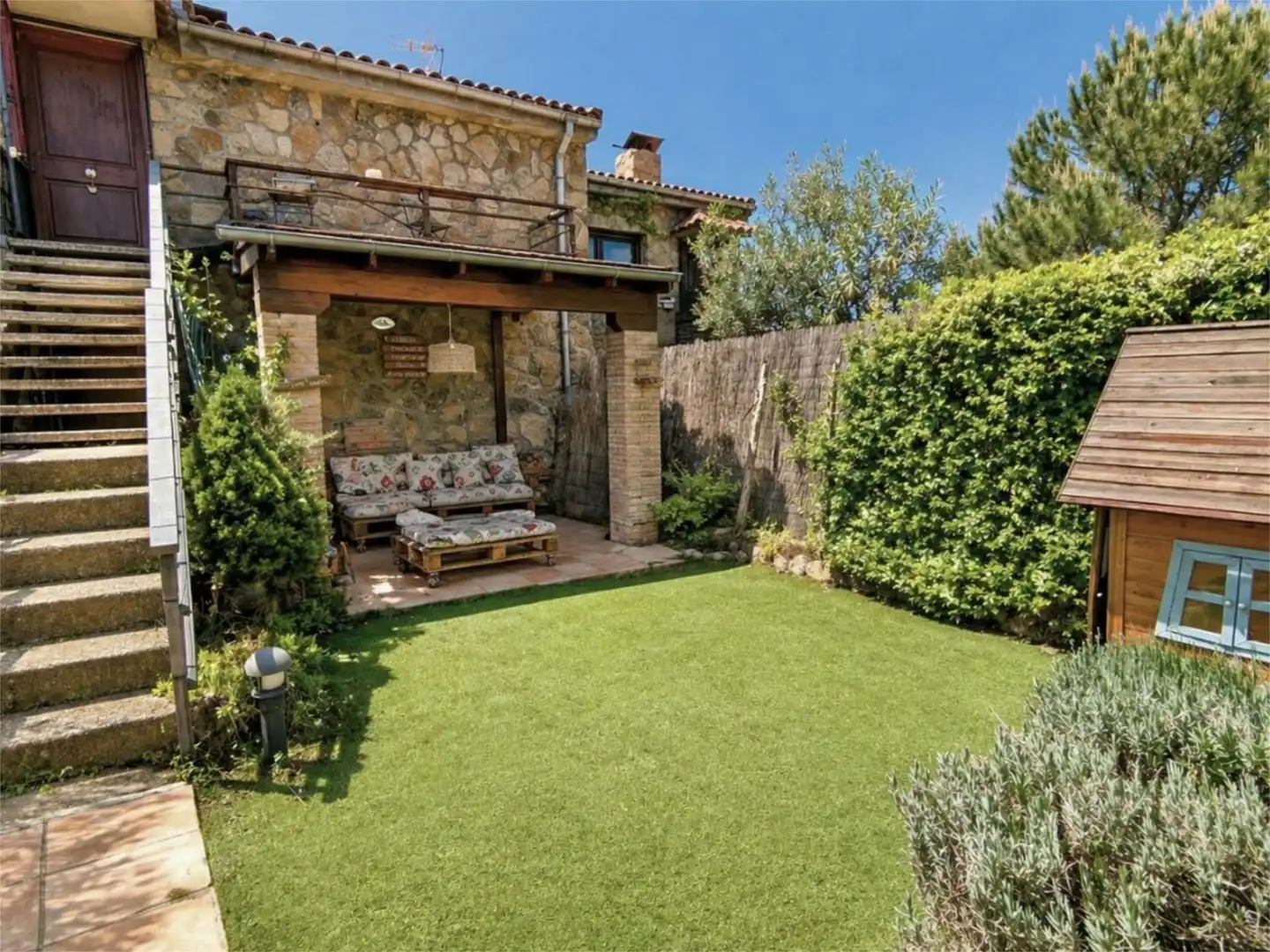 Terrace of Flat for sale in Hoyo de Manzanares  with Heating, Private garden and Parquet flooring