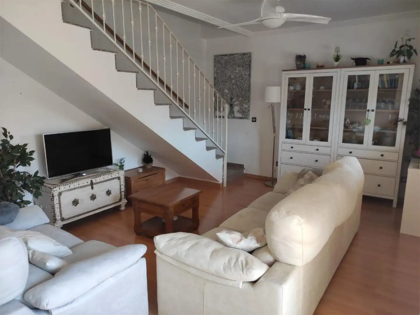 Living room of Flat for sale in Murcia  with Air Conditioner, Heating and Parquet flooring