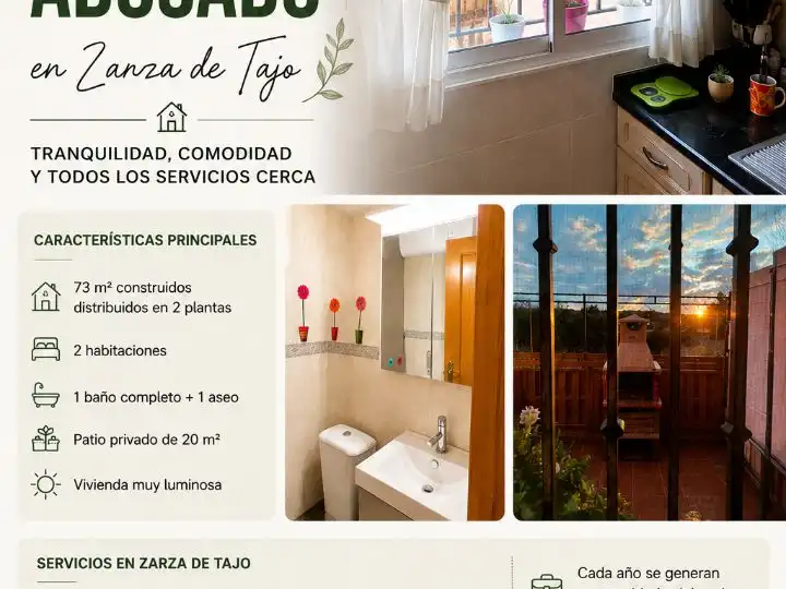 Piso en venta en Calle Raimundo Parra, 3, Zarza de Tajo Jardín de Piso en venta en Zarza de Tajo con Aire acondicionado