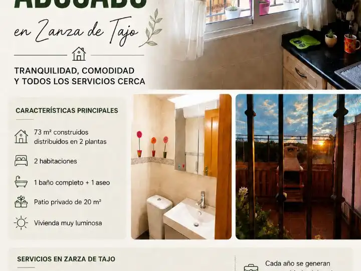 Piso en venta en Calle Raimundo Parra, 3, Zarza de Tajo Jardín de Piso en venta en Zarza de Tajo con Aire acondicionado